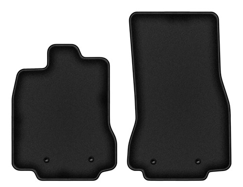 Tapis avant velours noirs